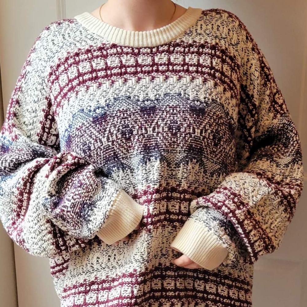 Vintage Thick Knit Sweater Cotton Traders